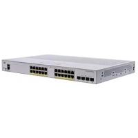 Коммутатор Cisco CBS350-24FP-4G-EU, Managed 24-port GE