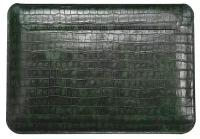 Чехол WiWU Skin Croco Geniunie Leather Sleeve для MacBook 12" Dark Green