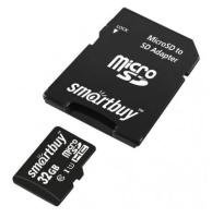 Карта памяти SmartBuy MicroSDHC 32GB Class10 UHS-I + адаптер