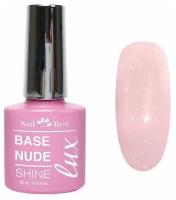 LUX Base Nail Best Nude Shine, 15 g / нюдовая камуфлирующая база c шиммером