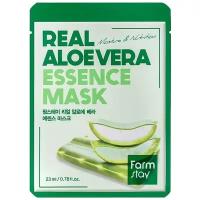 Тканевая маска для лица с экстрактом алоэ FarmStay Real Aloe Vera Essence Mask 6944467