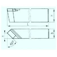 Резец проходной прямой 25*16*140 Т15К6