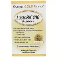 California Gold Nutrition LactoBif капс., 100 млрд КОЕ, 30 шт., нейтральный