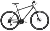Велосипед FORWARD SPORTING 27,5 2.0 D (27,5" 21 ск. рост. 17") 2022, темно-серый/черный