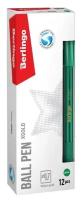 Berlingo Ручка шариковая xGold, 0,7 мм, CBp_07503_12, зеленый цвет чернил, 12 шт