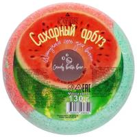 Соль для ванн Пончик Candy baht bar «Сахарный арбуз» 130 г