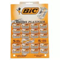 Лезвия BiC PLATINUM chrome на карте, 5 шт