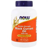 Капсулы NOW Black Currant Oil Double Strength 1000 мг