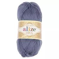 Пряжа Alize Diva, 100 % акрил, 100 г, 350 м, 1 шт., 353 джинс 350 м