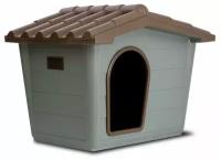 Будка пластиковая MP-Bergamo Kennel Princess ECO (60*51*41cм) Зелёный