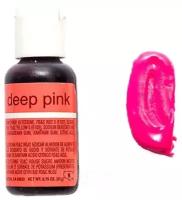 Краска Розовая темная гелевая Deep Pink Liqua-Gel Chefmaster, 20 гр