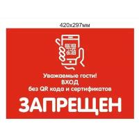 Без QR табличка