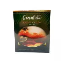 Черный чай в пакетиках Greenfield Golden Ceylon, 100 шт