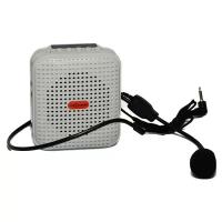 Усилитель голоса громкоговоритель мегафон РМ-81 белый, USB, MP3, радио FM