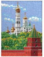 Набор вышивки бисером "Московский Кремль", 26x35 см, Вышиваем бисером