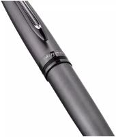 Ручка Waterman шариков. Expert DeLuxe (CW2119256) Metallic Silver RT M син. черн. подар.кор