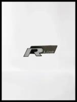 Наклейка на авто "R line" эмблема