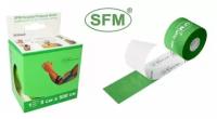 Тейп кинезиологический SFM-Plaster зеленый 5х500см