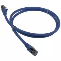 Патч-корд Lanmaster LAN-PC45 RJ-45 (m) - RJ-45 (m) CAT6a S/FTP, 1 м, 1 шт., синий