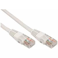 Патч-корд REXANT, U/UTP RJ45-RJ45 CAT 5e, PVC, серый, 10 м