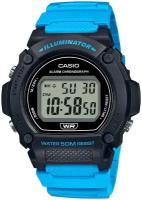 Японские наручные часы Casio Collection W-219H-2A2VEF с хронографом