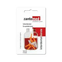 Zantomed Interdental Brush Conical сменные щеточки для межзубных промежутков, конические, оранжевые (6 шт)