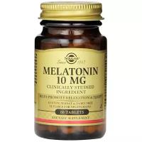 Таблетки SOLGAR Melatonin 10 мг, 10 мг, 60 шт