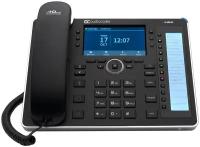 Телефон IP AudioCodes 445HD IP-Phone PoE GbE black with integrated BT and WiFi and an external power supply black