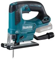 Аккумуляторный электролобзик Makita JV103DZ коробка, без аккумулятора бирюзовый