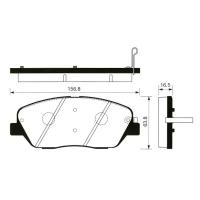 Колодки дисковые Sangsin SP1248