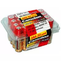 Батарейка Camelion, ААА (LR03, R3), Alkaline Plus, алкалиновая, 1.5 В, коробка, 24 шт, 7615