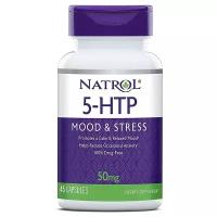 5-гидрокситриптофан Natrol 5-HTP 50mg, 30 капсул