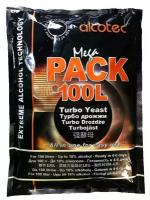 Турбо дрожжи Alcotec Mega Pack 100L спиртовые, 360 гр (Алкотек Мега Пак)