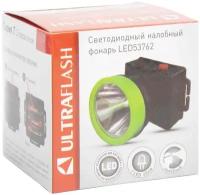 Фонарь налобный Ultraflash LED53762 чёрный