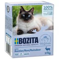 Влажный корм для кошек Bozita с олениной (кусочки в желе)