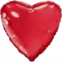 Набор шаров с клапаном (9''/23 см) Мини-сердце, Красный, 5 шт. в упак