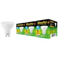 Комплект из 3 светодиодных энергосберегающих ламп Sholtz софит MR16 9Вт GU10 4200К 220В пластик (Шольц) LMR3137T