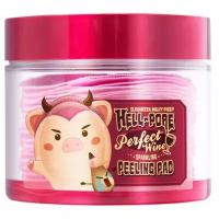 Elizavecca MILKY PIGGY HELL-PORE Perfect Wine SPARKLING PEELING PAD Очищающие пилинг-диски для лица