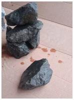 Дунит колотый (фракция 7-14 см) камни для бани и сауны коробка 19,9 кг