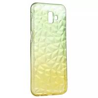 Чехол Krutoff для Samsung Galaxy J6 Plus SM-J610 Crystal Silicone Yellow-Green 12260