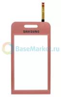 Тачскрин (сенсор) для Samsung S5230 Star (розовый) (HQ)