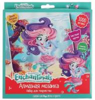 Набор для творчества Мульти Арт "Enchantimals. Дольче Дельфина и Ларго" алмазная мозаика 20*20 см