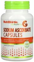 NutriBiotic Immunity Sodium Ascorbate (Аскорбат Натрия) 100 капсул
