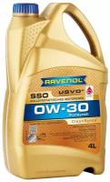 Ravenol sso sae 0w30 / моторное масло синтетическое (4л) 4014835718395