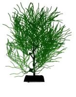 HOMEFISH 19 см растение для аквариума силиконовое с флюорисцентным эффектом зеленое, шт