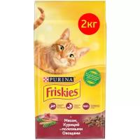 Корм для кошек Friskies с курицей, с мясом и с овощами