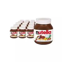 Паста ореховая с добавлением какао Nutella, 350 г, стеклянная банка, 15 шт