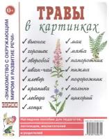 Травы в картинках. Наглядное пособие для логопедов, педагогов, воспитателей и родителей (Гном)