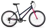 Велосипед горный жесткая вилка ALTAIR MTB HT 26 low 26" 17" темно-синий/розовый RBKT1M166006 2021