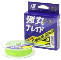 Плетеный шнур для рыбалки Major Craft Dangan Braid X8 #0,8 150м (green)